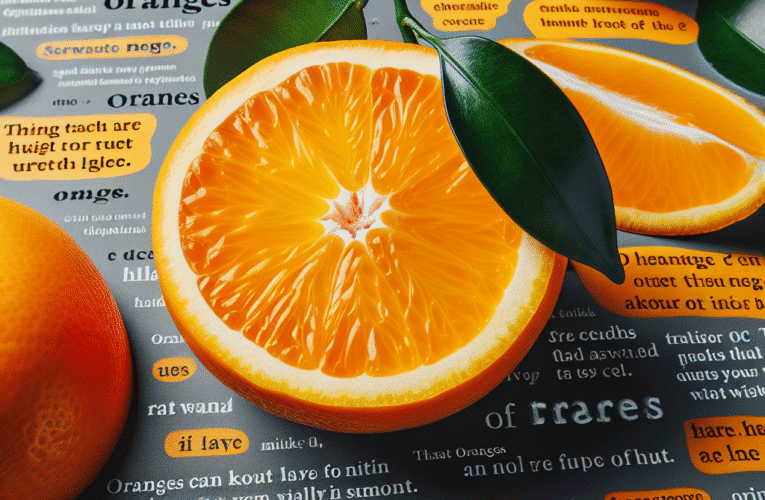 Pomarańcze ciekawostki: 10 fascynujących faktów o tym zdrowym owocu
